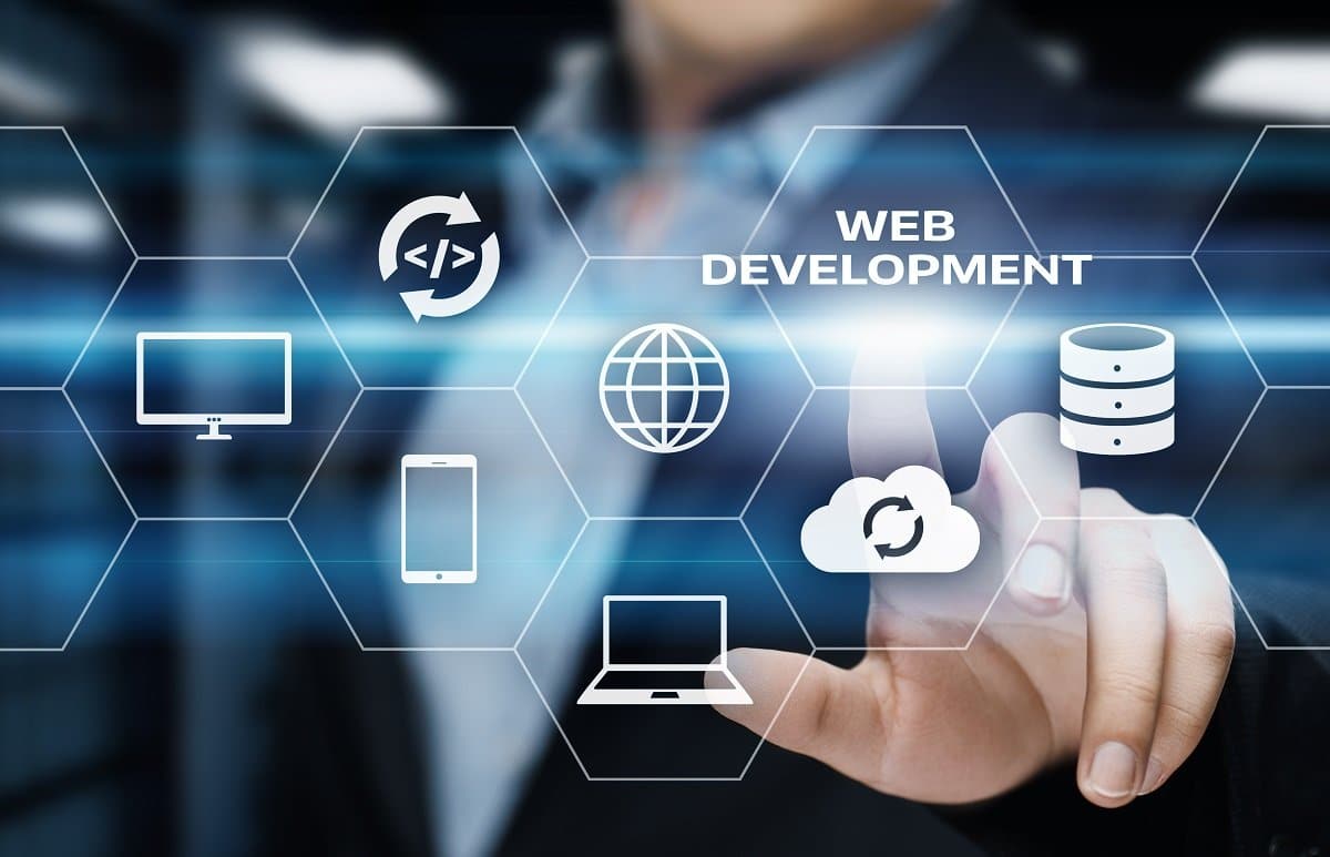 Web Development Coding Programming Internet Technology Business concept.
